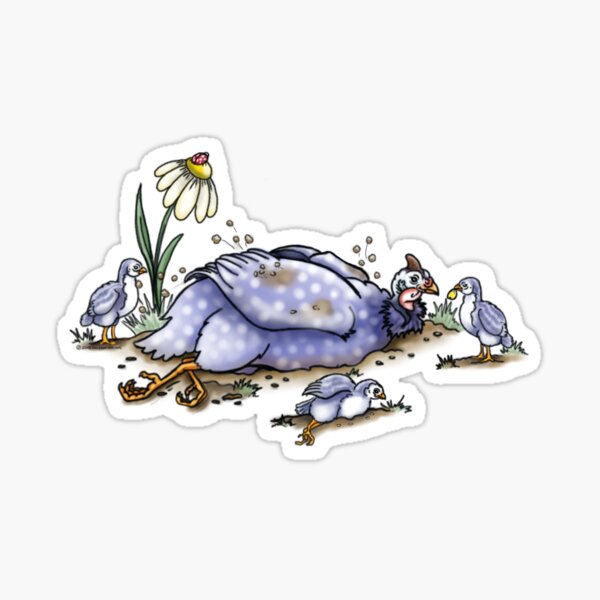 Guinea Bath Time Sticker