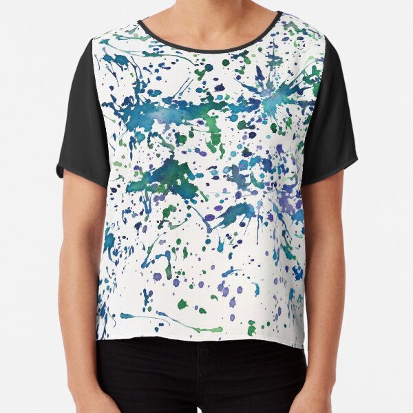Splatter Chiffon Top
