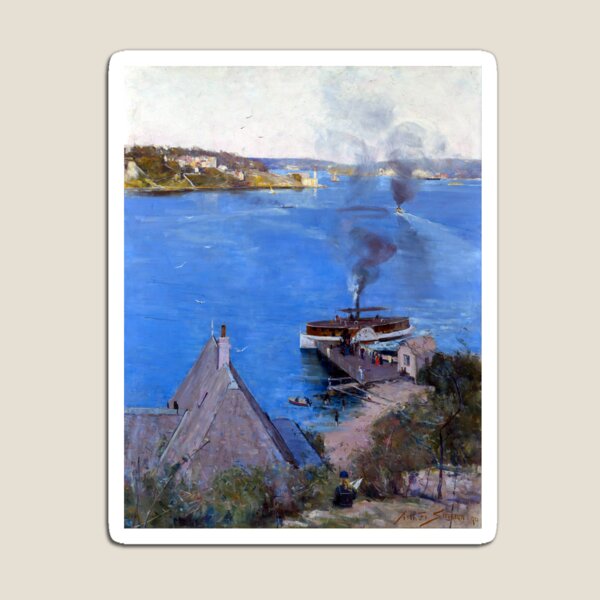 Arthur Streeton From McMahon's Point - Fare One Penny Magnet