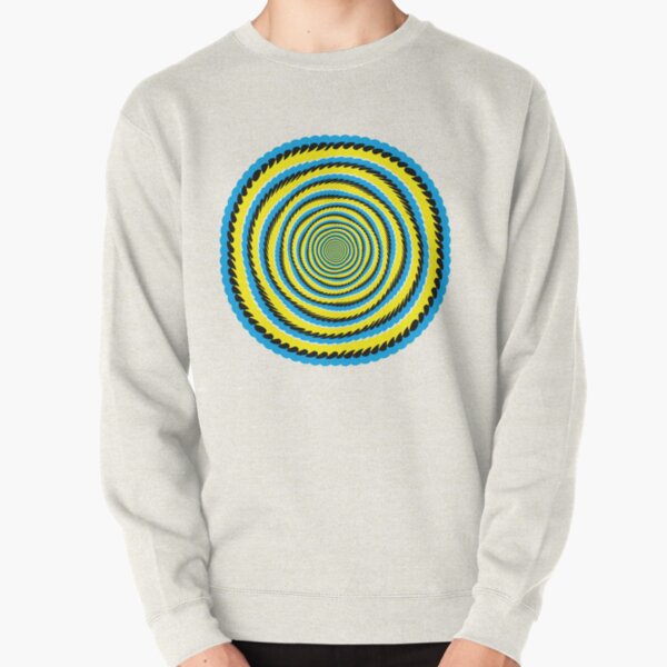 #MOVING #EYE #ILLUSION #Pattern, design, circular, abstract, illustration, art Pullover Sweatshirt