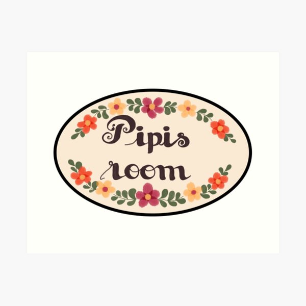 Pipis Room Design - Polygon Griffin McElroy Inspired Art Print