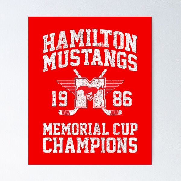 Artikel-Vorschau von Hamilton Mustangs Memorial Cup Champions (Variante), designt und verkauft von huckblade.