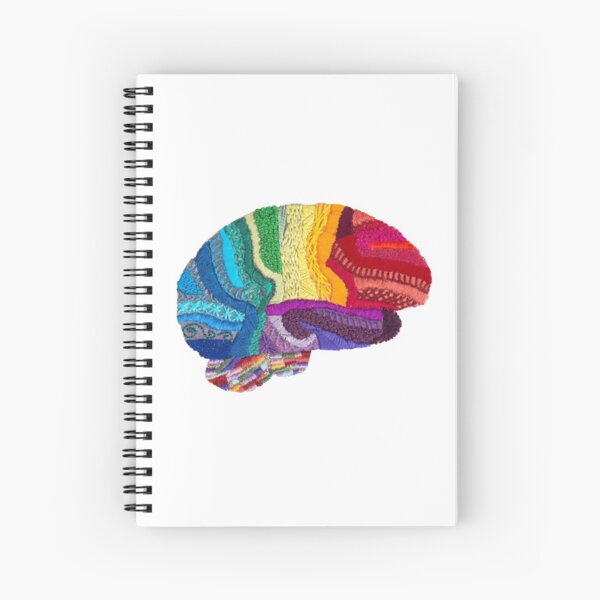 Artikel-Vorschau von Sampler Brain – Gestickter Look – Rainbow Brain, designt und verkauft von Laura Bundesen.