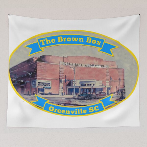Item preview, The Greenville Memorial Auditorium designed and sold by SwampfoxDesign.