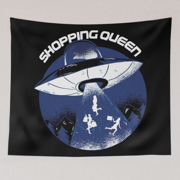 Item preview, Ufo Alien Humor Shopping Queen. designed and sold by emphatic.