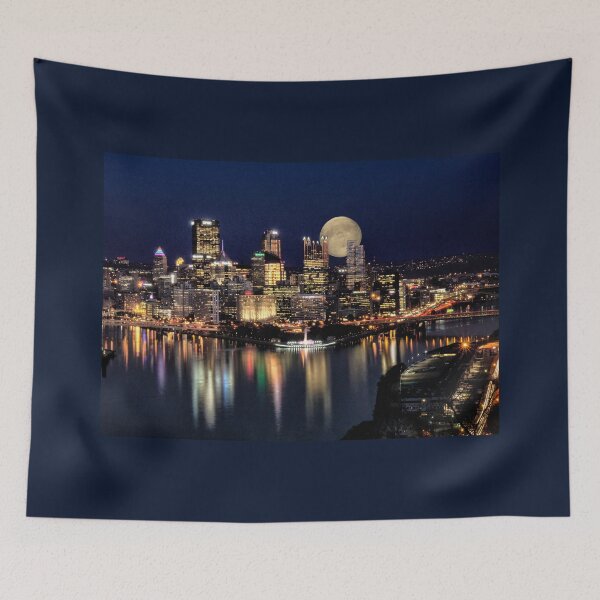 Item preview, Moon Rise Over Pittsburgh designed and sold by Kathy Weaver.