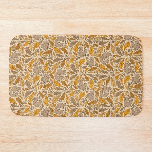 Item preview, Oak & Squirrels | Animal Autumn Nature Pattern designed and sold by OMEGAFAUNA.