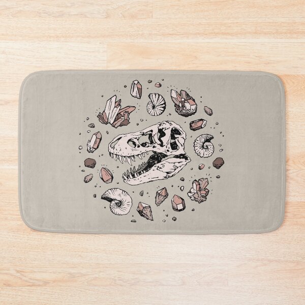 Item preview, Geo-rex Vortex | Rose Quartz | Dinosaur Skull Fossil Art designed and sold by OMEGAFAUNA.