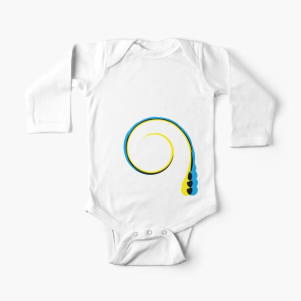 #MOVING #EYE #ILLUSION #Pattern, design, circular, abstract, illustration, art Long Sleeve Baby One-Piece