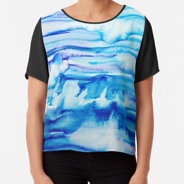 Forever in Blue Jeans Chiffon Top