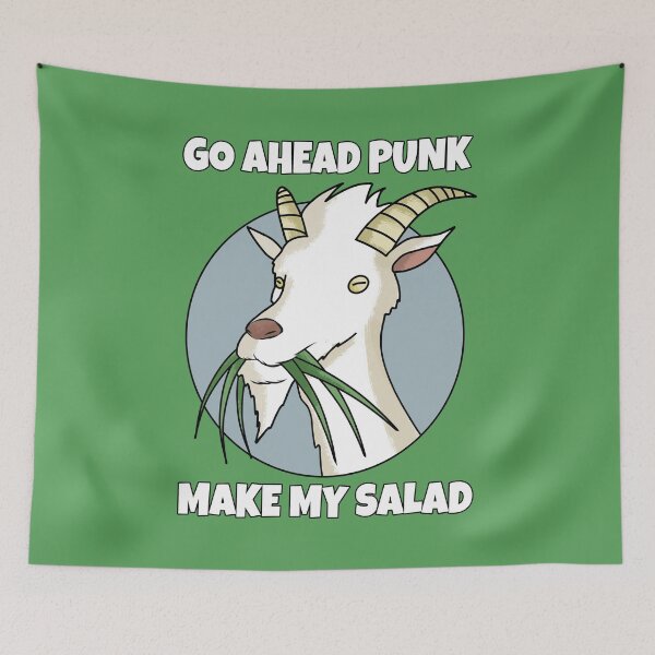 Item preview, Vegetarian Vegan Goat Lover Funny Goats Pun designed and sold by Maljonic.
