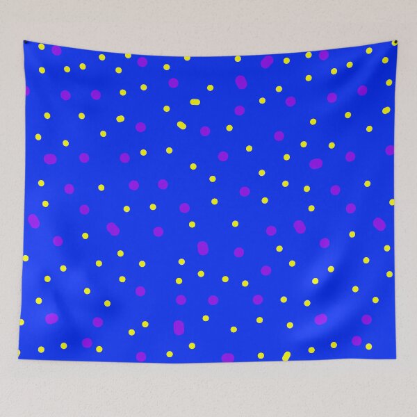 Item preview, Mini Dots On Blue designed and sold by Roanemermaid.