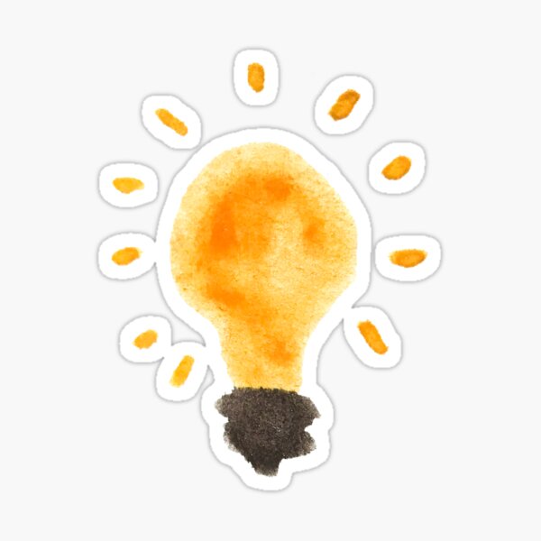 Item preview, Watercolor Lightbulb designed and sold by Hailey-Designs.