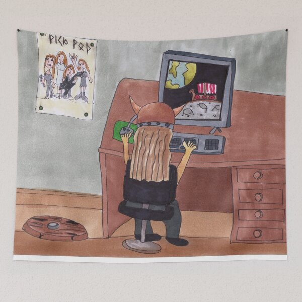 Item preview, Vikings landed on the moon designed and sold by Any Art Netty .