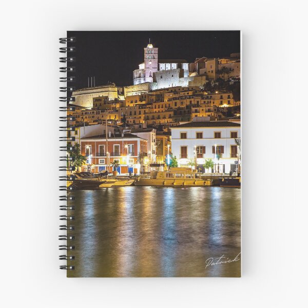 Item preview, Ibiza old town at night designed and sold by TheGecko02.