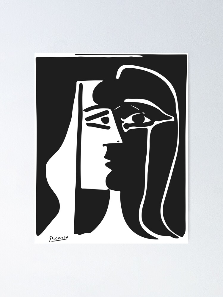 "Pablo Picasso Kiss 1979 Artwork Reproduction For T Shirt