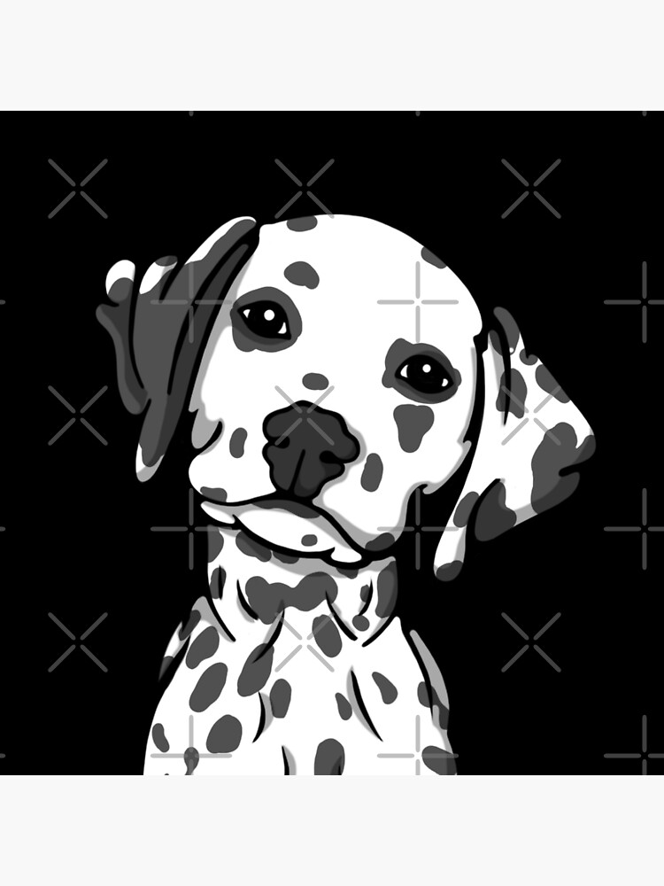 Dalmatian White Grey Spots by Sookiesooker