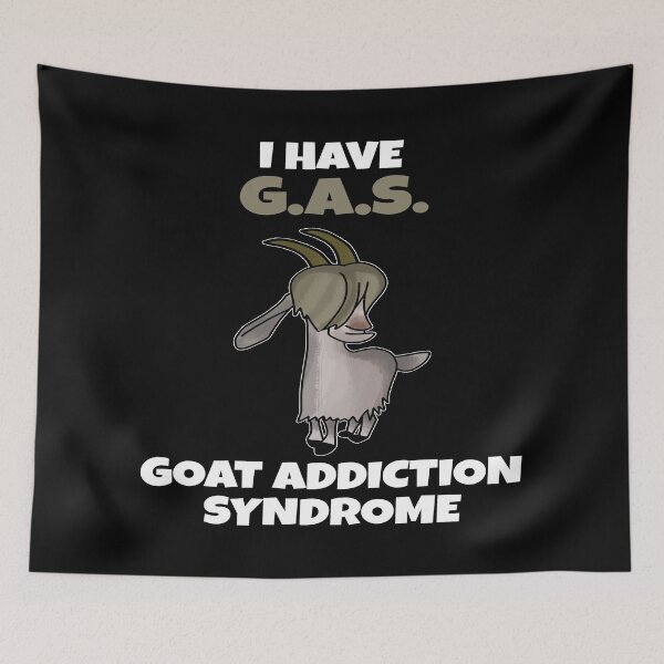 Item preview, Goat Addiction Lover Funny Farting Goats Condition Pun designed and sold by Maljonic.