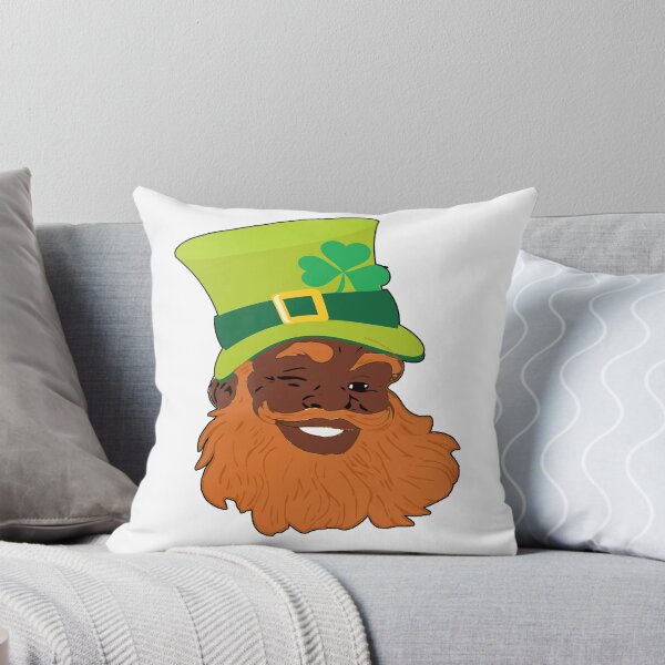 Item preview, Winking Black Irish Leprechaun St. Patrick's Day African American designed and sold by funnytshirtemp.