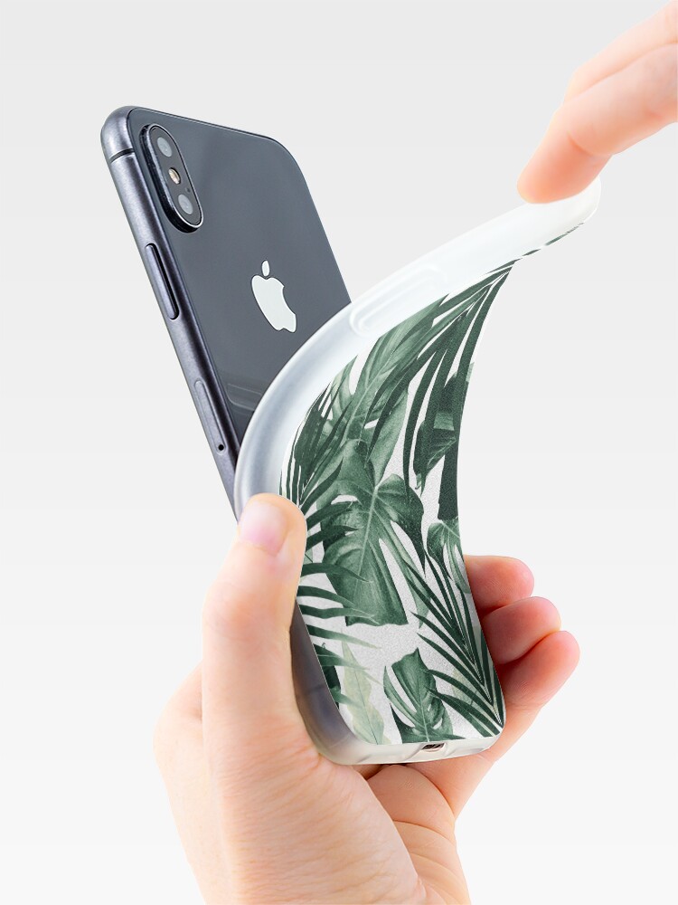 Alternate view of Tropical Jungle Leaves Pattern #4 #tropical #decor #art iPhone Case & Cover