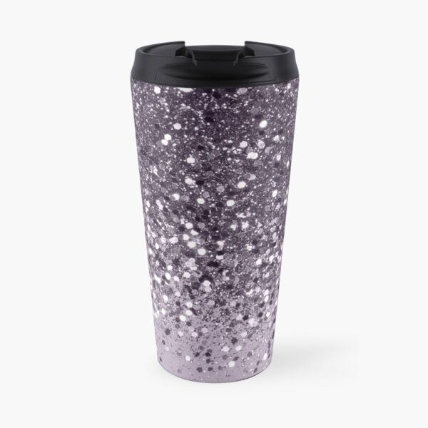 Sparkling Lavender Lady Glitter #2 (Faux Glitter) #shiny #decor #art Travel Mug