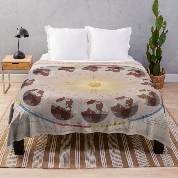 Item preview, Vintage Solstice and Equinox Diagram (1851) designed and sold by BravuraMedia.