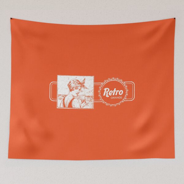 Item preview, Retro Orange Soda Ad designed and sold by GloopTrekker.
