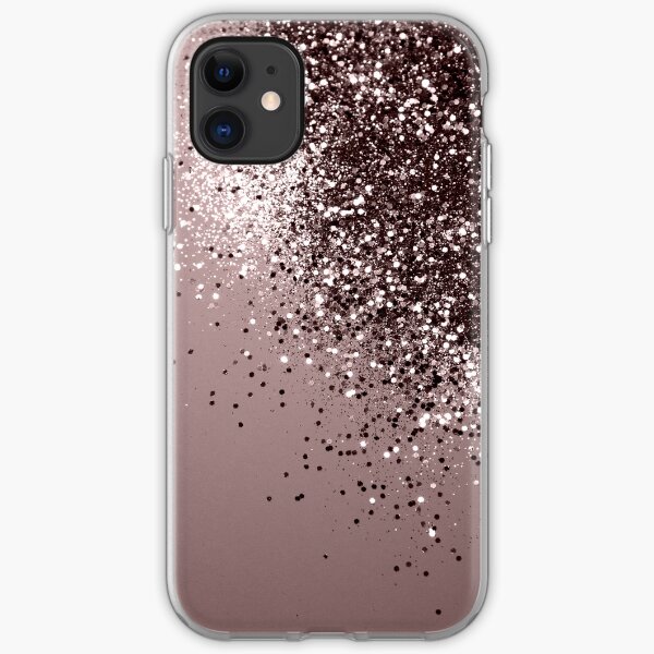 Sparkling Mauve Lady Glitter #1 #shiny #decor #art iPhone Soft Case