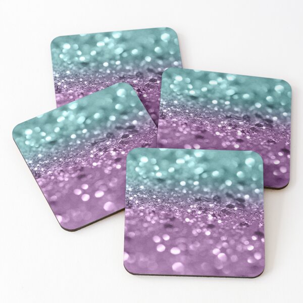 Item preview, Aqua Purple MERMAID Girls Glam #2 (Photo of Glitter Only - Not Reflective) designed and sold by Anita's & Bella's Art.