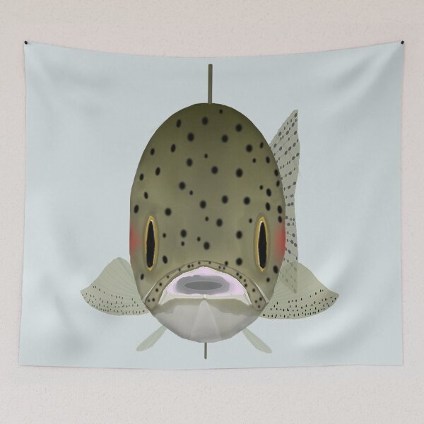 Item preview, Rainbow Trout - Fish Head designed and sold by fishfolkart.