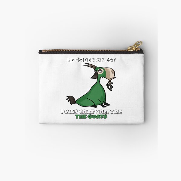 Item preview, Crazy Goat Lover Funny Life Quoate Goats Pun designed and sold by Maljonic.