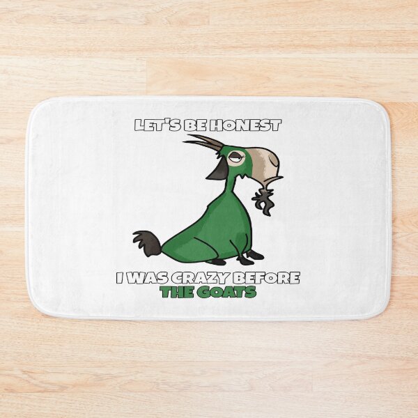 Item preview, Crazy Goat Lover Funny Life Quoate Goats Pun designed and sold by Maljonic.