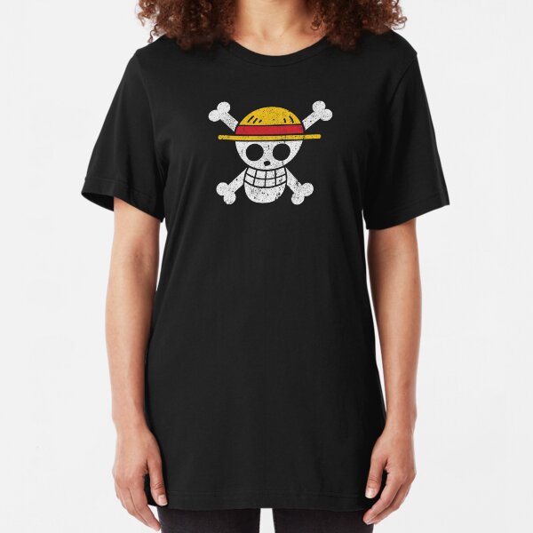 Straw Hat Pirates Jolly Roger Slim Fit T-Shirt