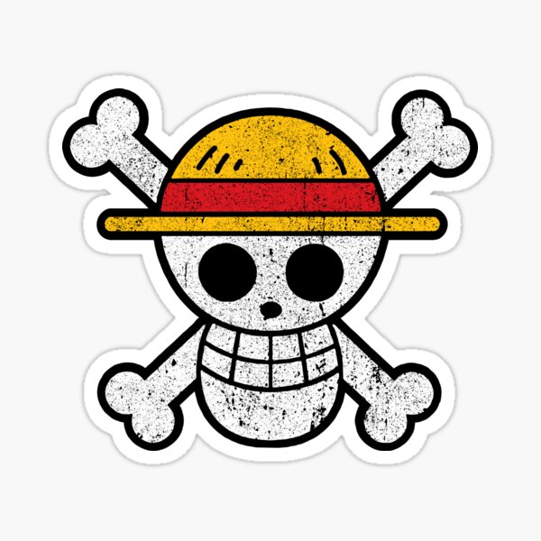 Straw Hat Pirates Flag Stickers | Redbubble