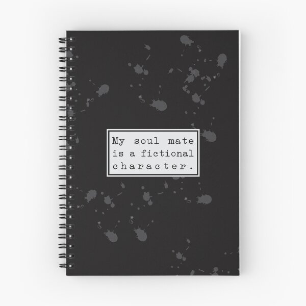 Item preview, My Soul Mate is a Fictional Character Notebook designed and sold by mymymagic.