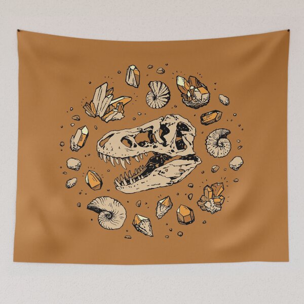 Item preview, Geo-rex Vortex | Citrine Quartz | Dinosaur Fossil Art designed and sold by OMEGAFAUNA.
