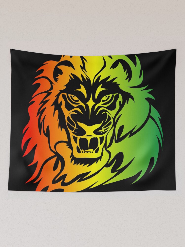 Rasta discount lion tapestry