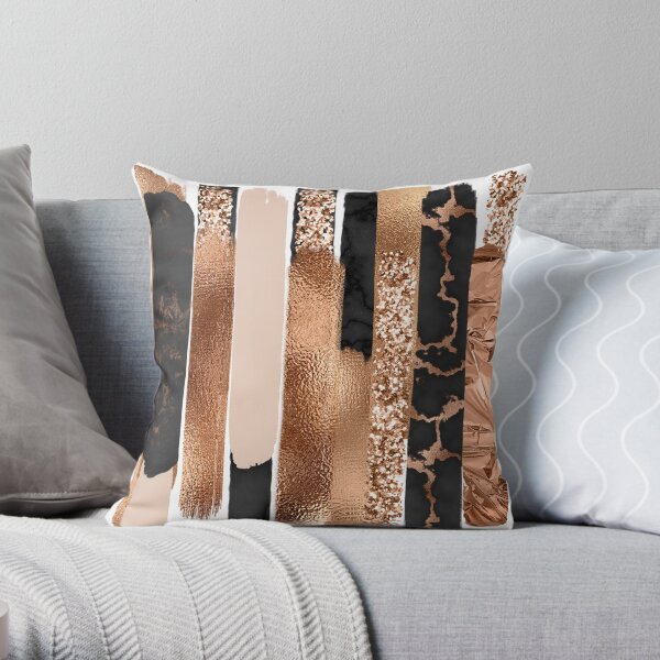 Copper Throw Pillow