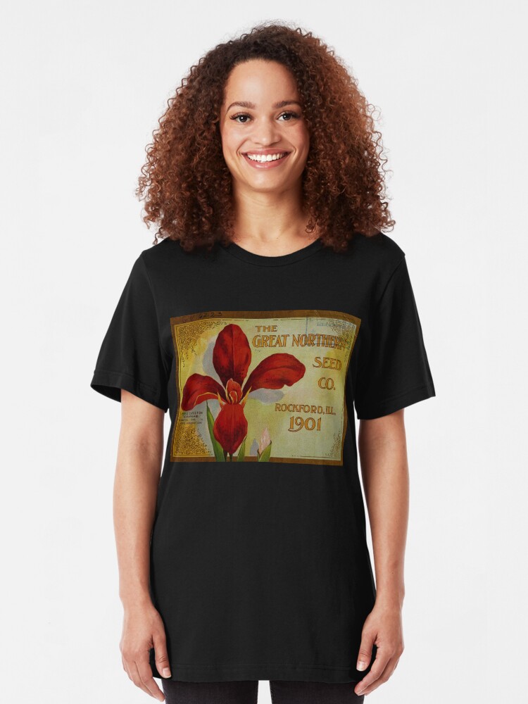 Alternate view of Memories of Gardens Past Slim Fit T-Shirt