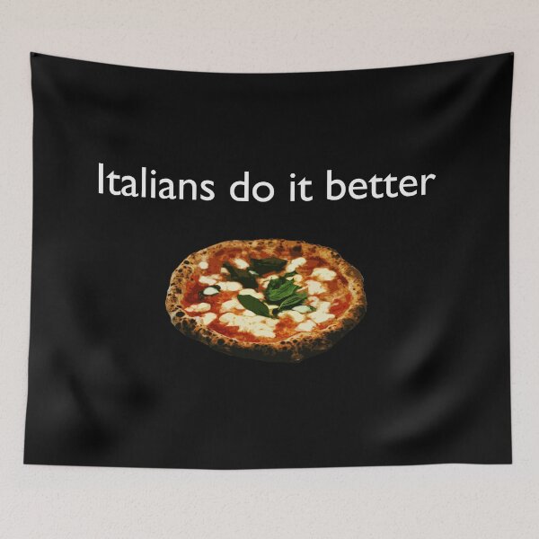 Item preview, Italians do better pizza. Obviously. designed and sold by Blacklinesw9.