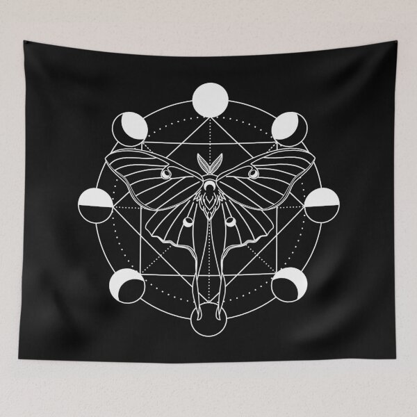 Item preview, Luna Moth Moon Phase designed and sold by RavenWake.