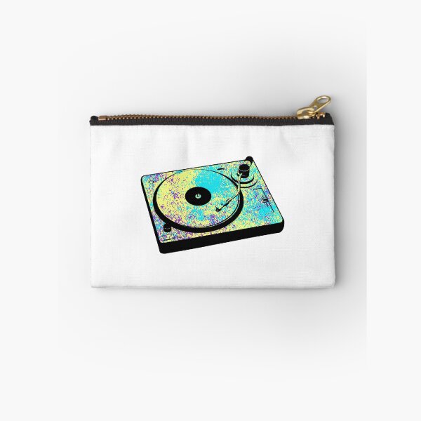 Item preview, Vintage Retro DJ Turntable Vinyl Record 80s Gift Paint Splatter designed and sold by MintedFresh.