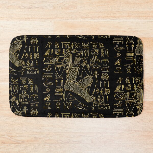 Item preview, Egyptian Anubis & Hieroglyphics designed and sold by BizzyBzzz.