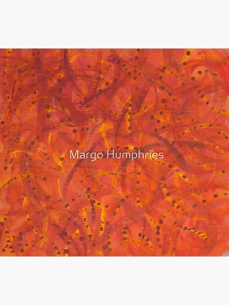 Thumbnail 3 of 3, Sticker, Orangeshed (triptych part b) designed and sold by Margo Humphries.