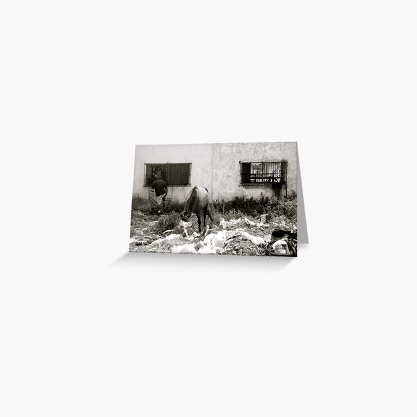 Heads Down Greeting Card
