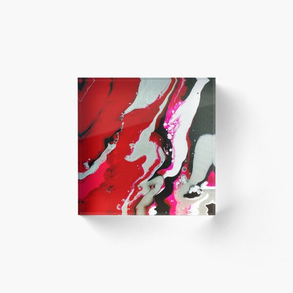 Threshold: Color - Abstract Acrylic Painting Acrylic Block