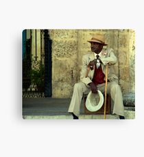 Cuban Man Canvas Print