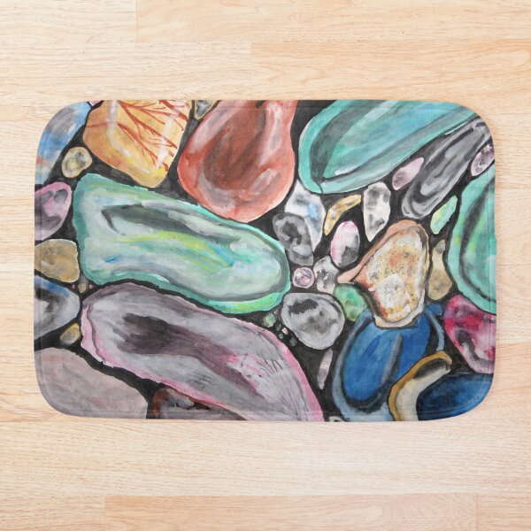 Gemstones Bath Mat