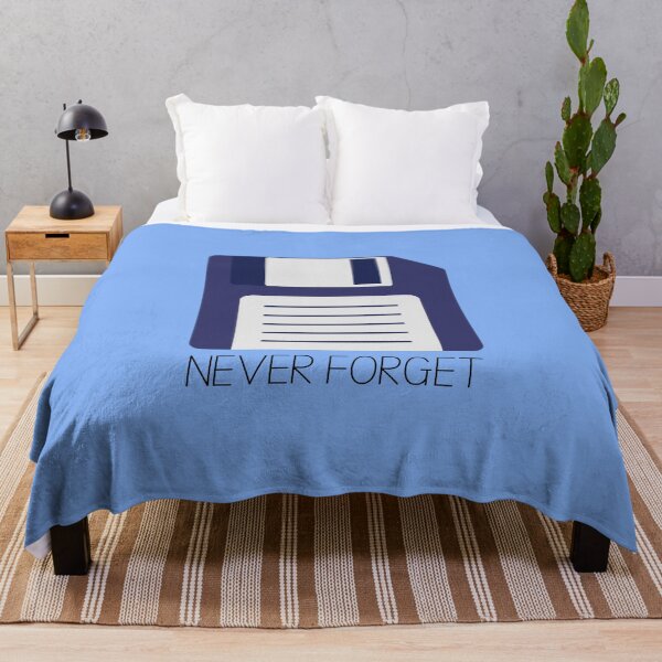 Item preview, Never Forget floppy disk retro design designed and sold by onehotturkey.