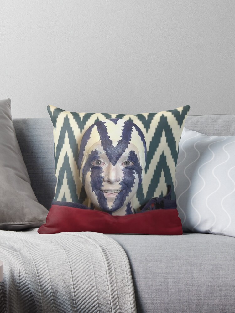 I M A Chair Beech Throw Pillow By Scrambledtofu Redbubble